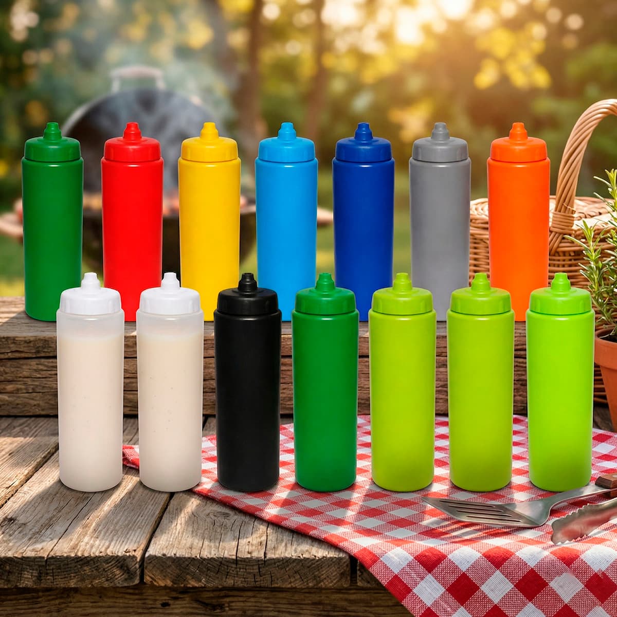 SQUEEZE PLÁSTICO 800 ML AUTOMÁTICO