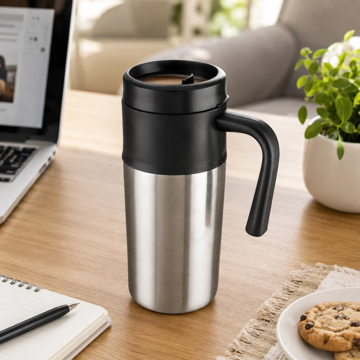 Caneca em Aço Inox 350ml